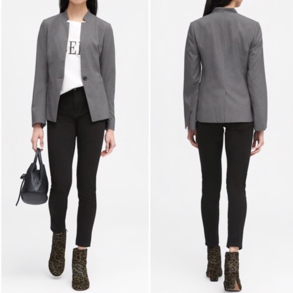 long and lean blazer